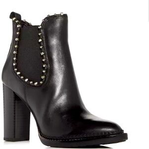 Sam Edelman “Salma” Studded High Block Heel Booties
